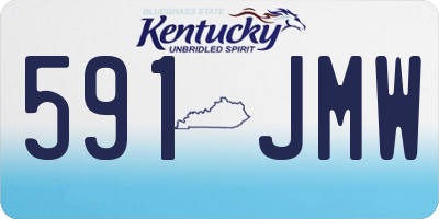 KY license plate 591JMW