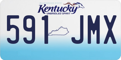 KY license plate 591JMX