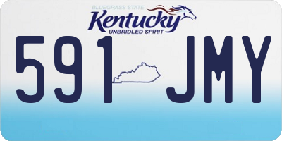 KY license plate 591JMY