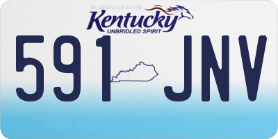 KY license plate 591JNV