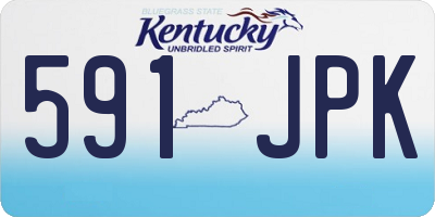 KY license plate 591JPK