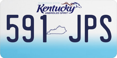 KY license plate 591JPS