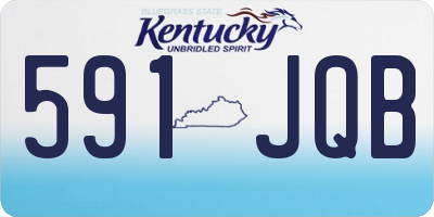 KY license plate 591JQB