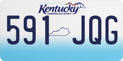KY license plate 591JQG