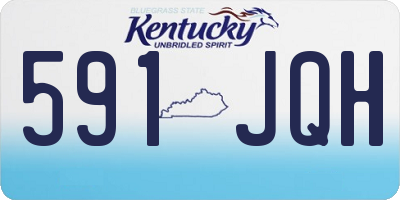 KY license plate 591JQH