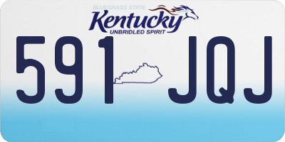 KY license plate 591JQJ