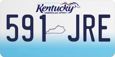KY license plate 591JRE