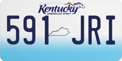 KY license plate 591JRI