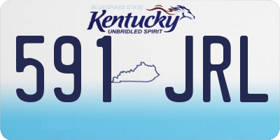 KY license plate 591JRL