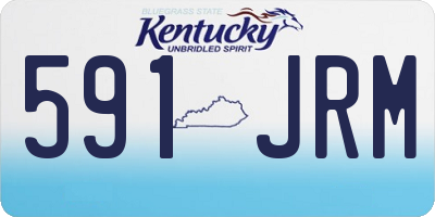 KY license plate 591JRM