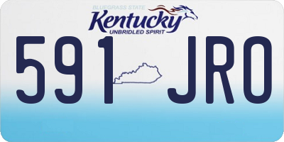 KY license plate 591JRO