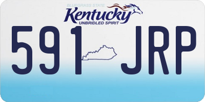 KY license plate 591JRP