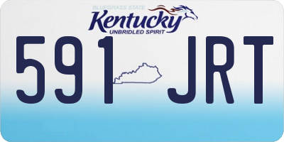 KY license plate 591JRT