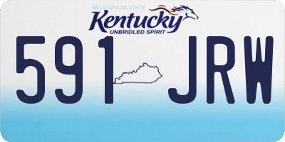 KY license plate 591JRW