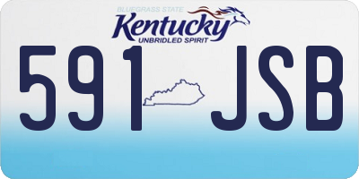 KY license plate 591JSB