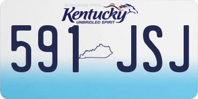 KY license plate 591JSJ
