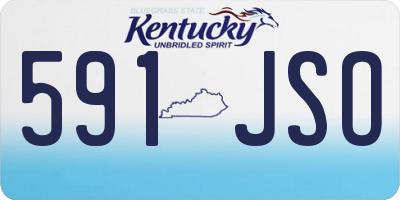 KY license plate 591JSO