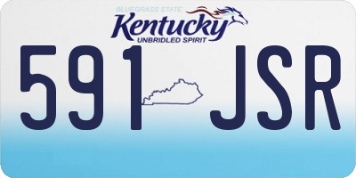 KY license plate 591JSR