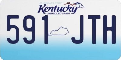 KY license plate 591JTH