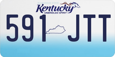 KY license plate 591JTT