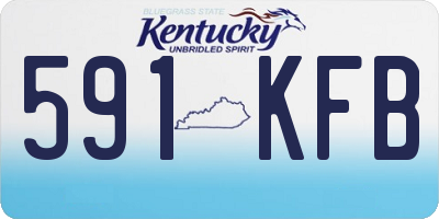 KY license plate 591KFB