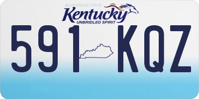 KY license plate 591KQZ