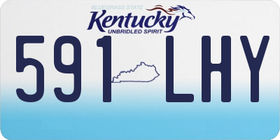 KY license plate 591LHY