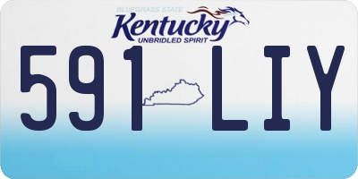 KY license plate 591LIY