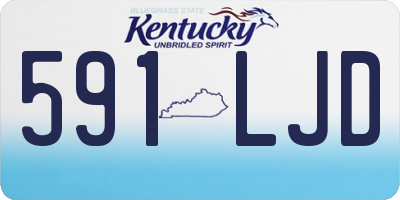 KY license plate 591LJD