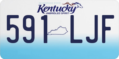 KY license plate 591LJF