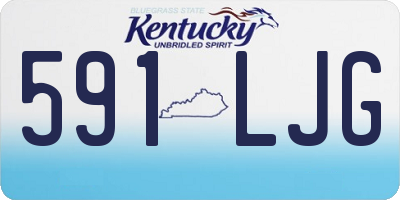 KY license plate 591LJG