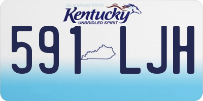KY license plate 591LJH