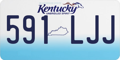 KY license plate 591LJJ