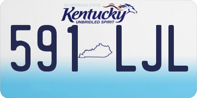 KY license plate 591LJL