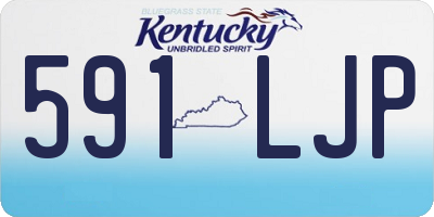KY license plate 591LJP