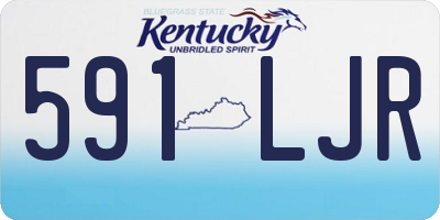 KY license plate 591LJR