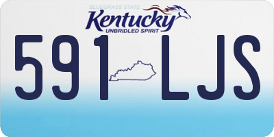 KY license plate 591LJS