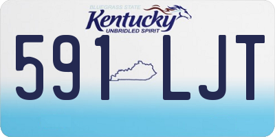 KY license plate 591LJT
