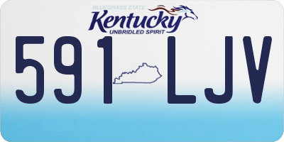 KY license plate 591LJV