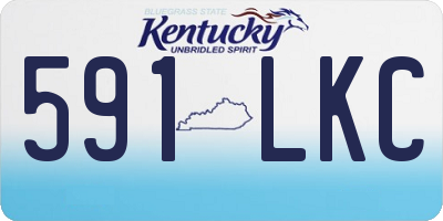 KY license plate 591LKC