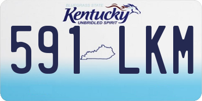 KY license plate 591LKM