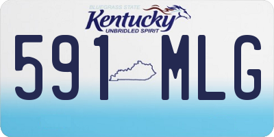 KY license plate 591MLG