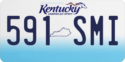 KY license plate 591SMI