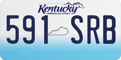 KY license plate 591SRB