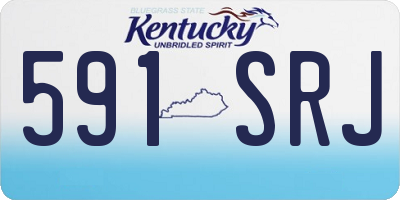 KY license plate 591SRJ