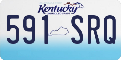 KY license plate 591SRQ