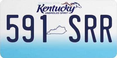 KY license plate 591SRR