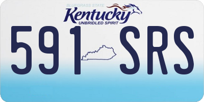 KY license plate 591SRS