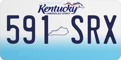 KY license plate 591SRX