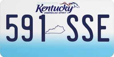 KY license plate 591SSE